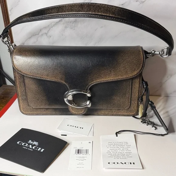 Coach Tabby 26 Loved Leather 2 Way Bag